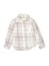 Levi's Plaid Ivory Long Sleeve Button-Down Shirt Size 6 - 6X - photo 1