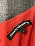Kurt Thomas 100% Silk Red Cocktail Dress Size 4 - photo 6