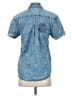 Guess 100% Cotton Blue Short Sleeve Button-Down Shirt Size XS - photo 2