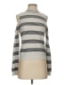 BB Dakota Stripes Silver Turtleneck Sweater Size S - photo 1