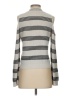 BB Dakota Stripes Silver Turtleneck Sweater Size S - photo 2