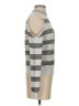 BB Dakota Stripes Silver Turtleneck Sweater Size S - photo 4