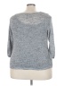 AGB Gray 3/4 Sleeve Top Size 3X - photo 2