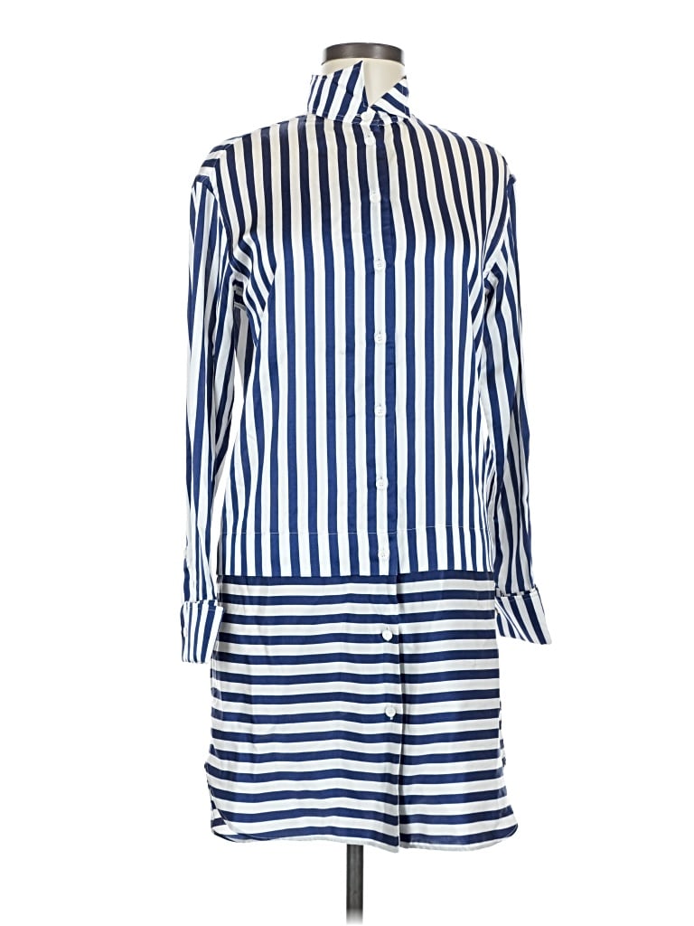Pre-owned Burberry Casual Dress In Blue