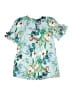 Assorted Brands Teal Short Sleeve Blouse Size 7 - 8 - photo 2