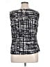 St. John Black Sleeveless Blouse Size 16 - photo 2