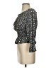 Love Tree 100% Polyester Black 3/4 Sleeve Blouse Size S - photo 5