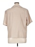 Impressions 100% Polyester Tan Short Sleeve Blouse Size 1X - photo 2