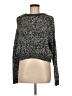 Divided by H&M 100% Modacrylic Metallic Black Pullover Sweater Size M - photo 1
