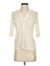 Assorted Brands Ivory 3/4 Sleeve T-Shirt Size XS - photo 1