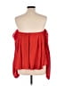 Milly Red Long Sleeve Blouse Size 10 - photo 2