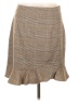 Assorted Brands Plaid Tan Casual Skirt Size XL - photo 1