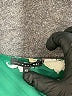 West Kei 100% Polyester Green 3/4 Sleeve Blouse Size XS - photo 7