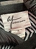 Andrea Jovine Chevron-herringbone Black Pullover Sweater Size M - photo 6
