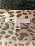 DR2 Animal Print Tan Long Sleeve Blouse Size L - photo 7