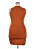 Unbranded 100% Polyester Orange Cocktail Dress Size XXL - photo 2
