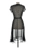 JBS 100% Polyester Polka Dots Black Cocktail Dress Size 8 - photo 2