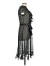 JBS 100% Polyester Polka Dots Black Cocktail Dress Size 8 - photo 4