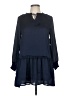 Hayden 100% Polyester Blue Long Sleeve Blouse Size XL - photo 1