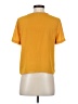 Madewell 100% Polyester Yellow Short Sleeve Blouse Size XXS - photo 2