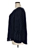 In every Story 100% Polyester Polka Dots Blue Long Sleeve Blouse Size XXL (estimated) - photo 5