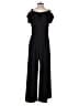 Shelby & Palmer Solid Black Jumpsuit Size 6 - photo 2