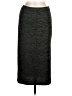 Leith Solid Gray Casual Skirt Size M - photo 1