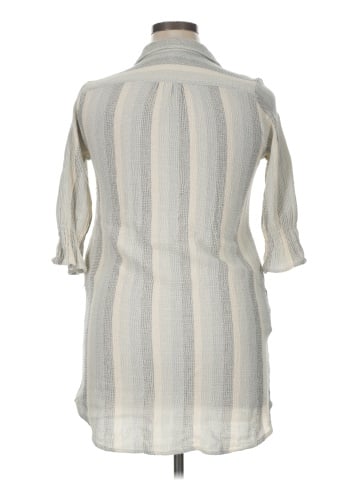 Boho Chic 3/4 Sleeve Button-Down Shirt (view 2)