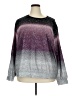 Unbranded Metallic Silver Purple Pullover Sweater Size 3X - photo 1