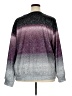 Unbranded Metallic Silver Purple Pullover Sweater Size 3X - photo 2