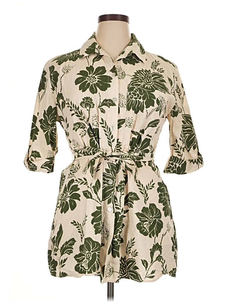 Pre-owned Zara Kimono In Green