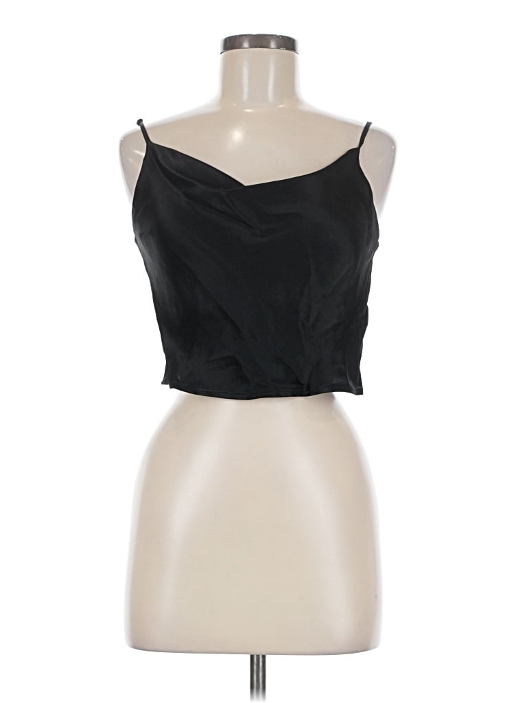 Zara Sleeveless Blouse In Black