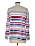 Talbots Stripes Gray Pullover Sweater Size L - photo 2