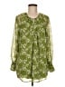 LC Lauren Conrad 100% Polyester Green 3/4 Sleeve Blouse Size M - photo 1
