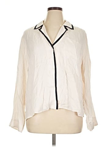 7 For All Mankind Long Sleeve Blouse (view 1)
