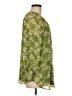 LC Lauren Conrad 100% Polyester Green 3/4 Sleeve Blouse Size M - photo 4
