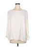 CATHERINE Catherine Malandrino 100% Polyester Ivory 3/4 Sleeve Blouse Size 2X - photo 1