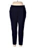 Shein Curve Solid Blue Casual Pants Size 14 Plus (1) - photo 1