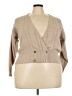 Jaeger Tan Wool Cardigan Size L - photo 1