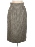 Assorted Brands Houndstooth Gray Silk Skirt Size 50 - photo 1
