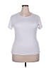 Orange Kiss Solid Silver Active T-Shirt Size 2X - photo 1