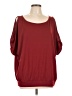 Shein Burgundy 3/4 Sleeve Top Size 12 - photo 1