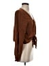 NYTT 100% Rayon Brown Long Sleeve Blouse Size M - photo 4