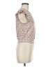 Eyeshadow Tweed Ivory Sleeveless T-Shirt Size M - photo 4