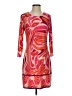 Ali Ro Print Orange Cocktail Dress Size 4 - photo 1