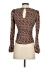 Evereve 100% Polyester Brown Long Sleeve Blouse Size XS - photo 2