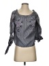 American Eagle Outfitters Gray 3/4 Sleeve Blouse Size XS - photo 1