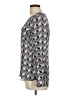 Candie's 100% Polyester Silver Long Sleeve Blouse Size L - photo 5