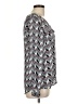 Candie's 100% Polyester Silver Long Sleeve Blouse Size L - photo 4