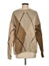 Zara Argyle Tan Pullover Sweater Size S - photo 1